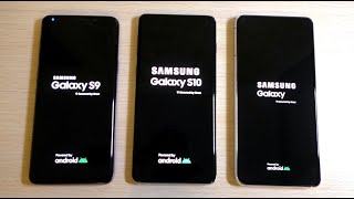 Samsung Galaxy S9 vs S10 vs S21 5G Boot animation [upl. by Barta479]