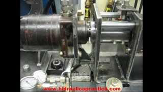 PARKER HYDRAULIC MOTOR TEST TF0280 [upl. by Assanav897]