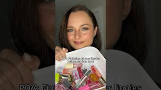 COLLECTING EMPTY LIPPIES 👄✨ beautyblogger empties shorts [upl. by Artenak]