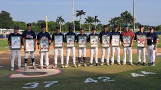 2024 FAU BASEBALL SENIOR DAY [upl. by Eileme]