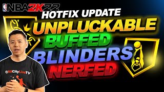 2K22 BLINDERS BADGE NERF  UNPLUCKABLE BADGE BUFF  HOTFIX UPDATE [upl. by Manthei250]