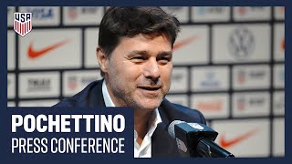 Mauricio Pochettinos first press conference as the USMNT Head Coach [upl. by Barron]