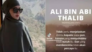 PAULA MENANGGAPI DENGAH KATA BIJAK IMAM ALI KAROMALLAHU WAJHAH darwono3394 [upl. by Derrek]