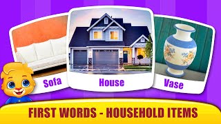 Babys First Words 15  Learn Household Item Names with Lucas and Ruby  RV AppStudios Games [upl. by Pevzner]