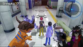 Digimon Story Cyber Sleuth Ep 10 The Shinjuku Labyrinth Incident [upl. by Sorkin]