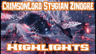 Crimson Lord Stygian Zinogre Highlights [upl. by Ahsienar]