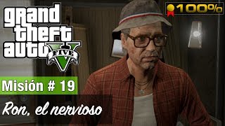 Grand Theft Auto 5  Misión 19  Ron el nervioso Medalla de Oro  100 [upl. by Adiaz]