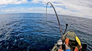 Offshore Kayak Fishing for MONSTERS Out Deep  FieldTrips Panama [upl. by Aelc]