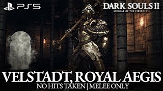 Velstadt the Royal Aegis Boss Fight No Hits Taken  Melee Only Dark Souls 2 on PS5 [upl. by Iden]