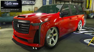 GTA 5 Online  DLC Vehicle Customization  Albany Cavalcade XL Cadillac Escalade V [upl. by Sanson]