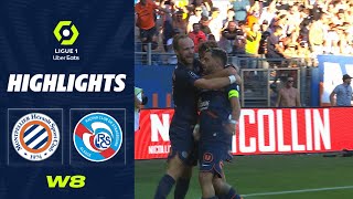 MONTPELLIER HÉRAULT SC  RC STRASBOURG ALSACE 2  1  Highlights  MHSC  RCSA  20222023 [upl. by Pattin]