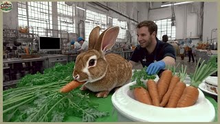 Efficient Rabbit Farming and Meat Processing Technology at the Food Factory [upl. by Pren445]