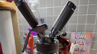 NITROPRESS REVIEW  HOW SAMMY MAKES HIS NITRO COLD BREW  nitrocoldbreww [upl. by Belvia]