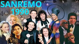 SANREMO 1990 CANTANTI STRANIERI RAY CHARLES TOQUINHO AMERICA [upl. by Berte]