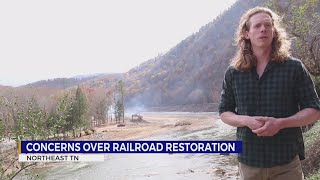 CSX Nolichucky repairs concern whitewater community [upl. by Desirea213]