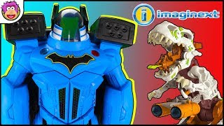 GIANT BATMAN Batbot Xtreme Imaginext Transforming Robot with Voice Changer DC Super Friends [upl. by Nyladgam]