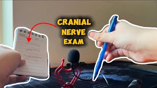 ASMR 1 Minute Fast Cranial Nerve Exam 🧠🗒️ [upl. by Partan]