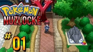 Pokemon Y Nuzlocke Playthrough Part 1 A New Adventure [upl. by Slocum]