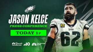 Jason Kelce Eagles press conference  Today at 1pm [upl. by Neeron]