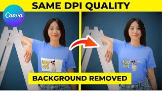 How to Convert image to 300 DPI with Transparent Background  BEST method [upl. by Acinet]