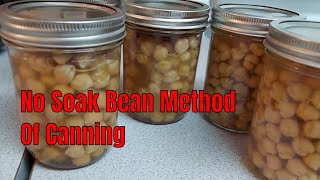 No soak Garbanzo Bean Pressure Canning Recipe [upl. by Dolley903]