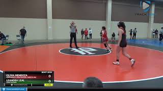 USAW TOA Stockyard Stampede2033 HS Girls 112 Olivia Mendoza Northwest High School Wrestling Vs Le [upl. by Hebe]