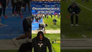 Texas DT T’Vondre Sweat Runs the 40 at the NFL Combine [upl. by Nawuj]