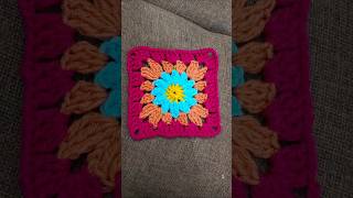 Crochet granny square blanket Cherrycrochet786 [upl. by Giralda579]