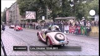 Leopolis Grand Prix festival revives car races tradition [upl. by Enilehcim446]