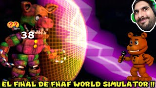 EL FINAL DE FNAF WORLD SIMULATOR   FNAF World Simulator con Pepe el Mago FINAL [upl. by Enawyd]