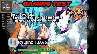 DRAGON BALL FighterZ  Save Data Z Coin Max amp Unlock All  Ryujinx  Mediatek Dimensity 1200 [upl. by Odella659]