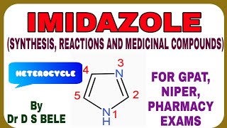 IMIDAZOLE SYNTHESIS REACTIONS AND MEDICINAL COMPOUNDS [upl. by Katharyn648]