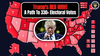 Trumps Path To 330 Electoral Votes  2024 Election Map Analysis [upl. by Suzan658]