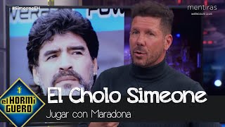 El Cholo Simeone confiesa cómo era jugar con Maradona  El Hormiguero [upl. by Wincer664]