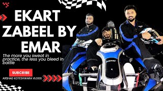 GoKarting in Dubai mall  Ekart Zabeel by Emaar🤍  First GoKarting experience in Dubai 🏎️ [upl. by Elyag]