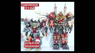 캉토이즈 프레다킹 치유 썬더킹 크기 비교 트랜스포머 Cang Toys Predaking Comparison Thunderking Chiyou Transformers [upl. by Lekram]