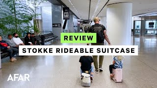 An Honest Review of JetKids by Stokke a RideOn Suitcase for Kids [upl. by Levison641]