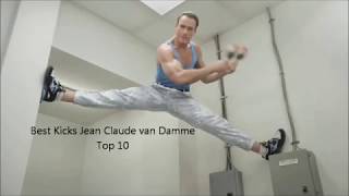 Jean Claude van Damme  Best Kicks Top 10 [upl. by Tabby]