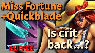 Trying Out The Buffed Navori Quickblade On Miss Fortune [upl. by Ian215]