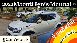 2022 Maruti Suzuki Ignis Zeta  Manual  Basic Accessories for Ignis [upl. by Attenol]