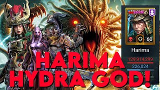 Harima Varl Showcase God Tier DPS for Hydra Over 500M Damage  Raid Shadow Legends [upl. by Darryl]