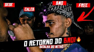 O RETORNO DO BMO 🔥 BMO E FREE X GEGE E CALEB  1° FASE BATALHA DO METRÔ [upl. by Wynn534]