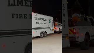 Limerick Fire Dept Field 512 and ATV 51 firetrucksresponding shorts firetrucks [upl. by Al229]