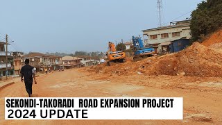 Latest Update On Sekondi To Takoradi Road Expansion Project 2024 [upl. by Hewet893]