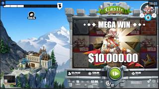 BIG WIN On Castle Builder II Slot Machine From RabCat [upl. by Cul937]