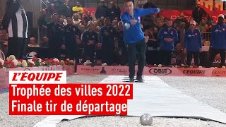 Pétanque  Le replay de la finale du tir de départage ToulouseBron Trophée des villes 2022 [upl. by Ailsa]