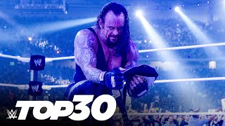 30 unforgettable Undertaker moments WWE Top 10 Special Edition Oct 28 2020 [upl. by Kcirdneked]