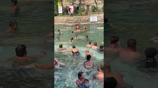 🇹🇷Pamukkale Cleopatra Beach Summer Holiday🌞 pamukkale cleopatra pool poolparty [upl. by Guidotti]