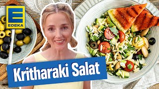 Kritharaki Salat I Rezept griechischer Salat [upl. by Erine835]