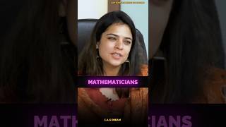 Are girls weak in mathematics❓IAS INTERVIEWiasshorts [upl. by Nos694]